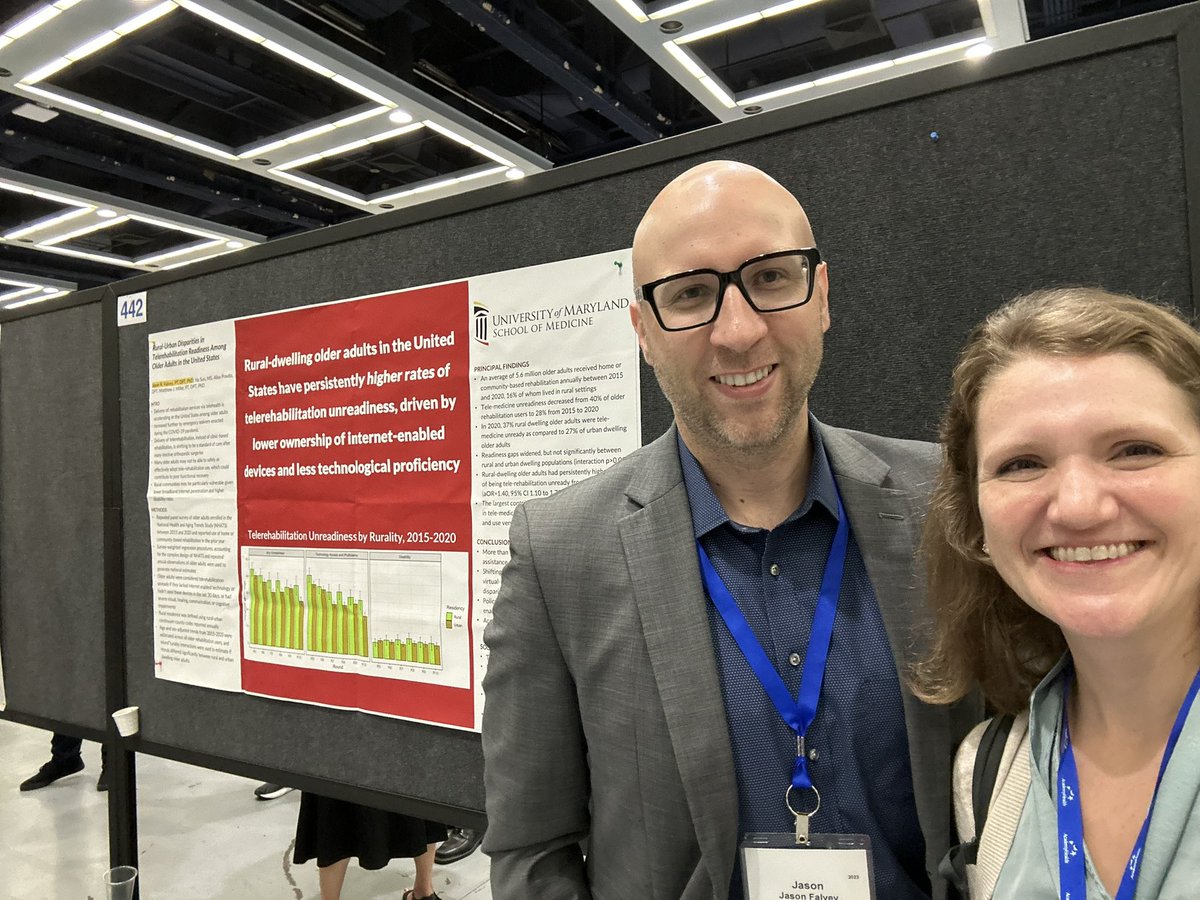 So great running into old @Restore_Team colleagues @JRayFalvey at @AcademyHealth #ARM23 !