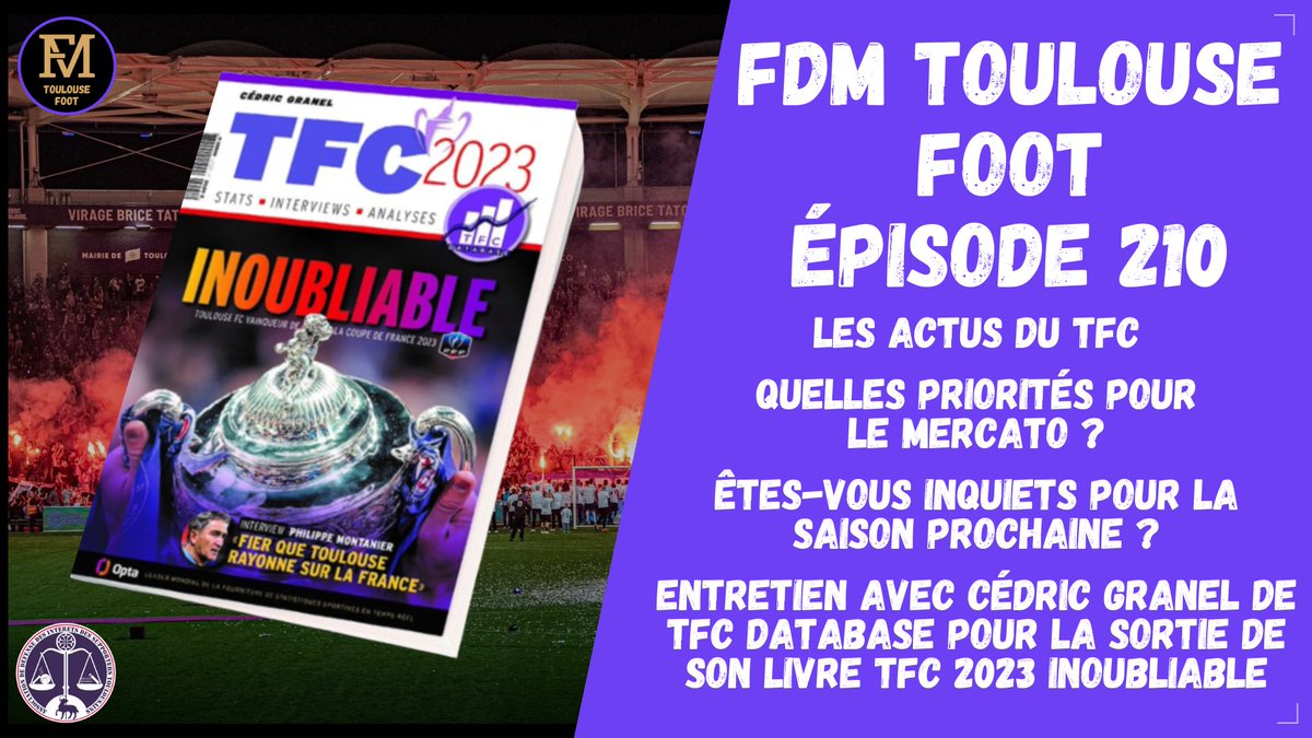 📻C'est parti pour #FDMToulouse sur <a href="/radiooccitania/">Radio Occitania</a> 98.3FM - Live Twitch &amp; FB

▶️Entretien avec <a href="/cedricgranel/">Cédric Granel</a> de <a href="/TFCDatabase/">TFC Database</a> pour son livre TFC 2023 INOUBLIABLE dès 20H45

👇Le direct
📺fb.watch/lqT3NhkJ6b/
🎮twitch.tv/lafeuilledemat…
🎧radio-occitania.com