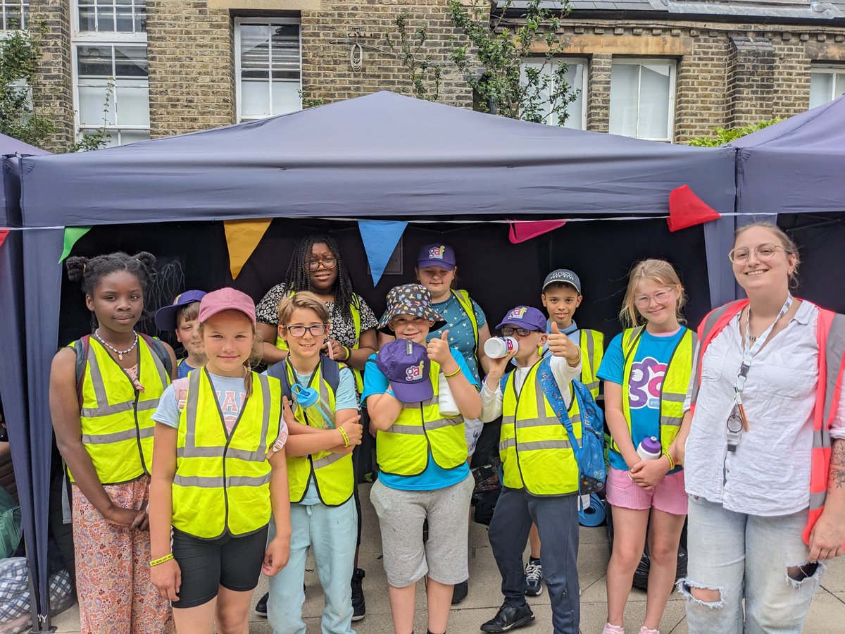 Excited to start all of their activities this morning!