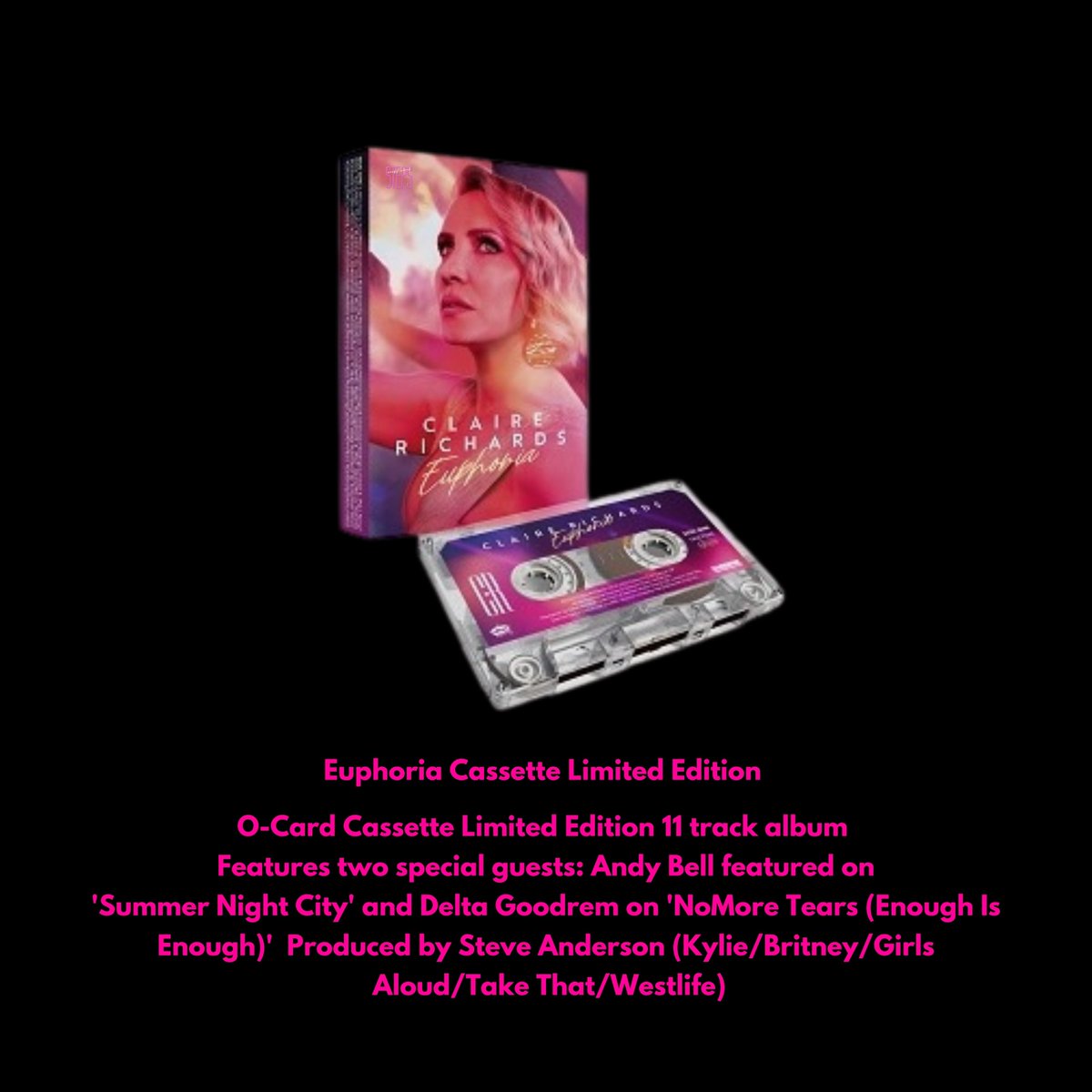 unofficialsteps's tweet photo. Claire Richards - Euphoria - 25 08 23

Standard CD, Deluxe Edition, Cassette, &amp; Picture Disc Vinyl artwork

#Steps #ClaireRichards #CR2 #newmusic #Music #Stepsfans #newmusicalert #isurrender #euphoria #CRISurrender #CREuphoria #ClaireRichardsISurrender #ClaireRichardsEuphoria https://t.co/MSznoaLnDn