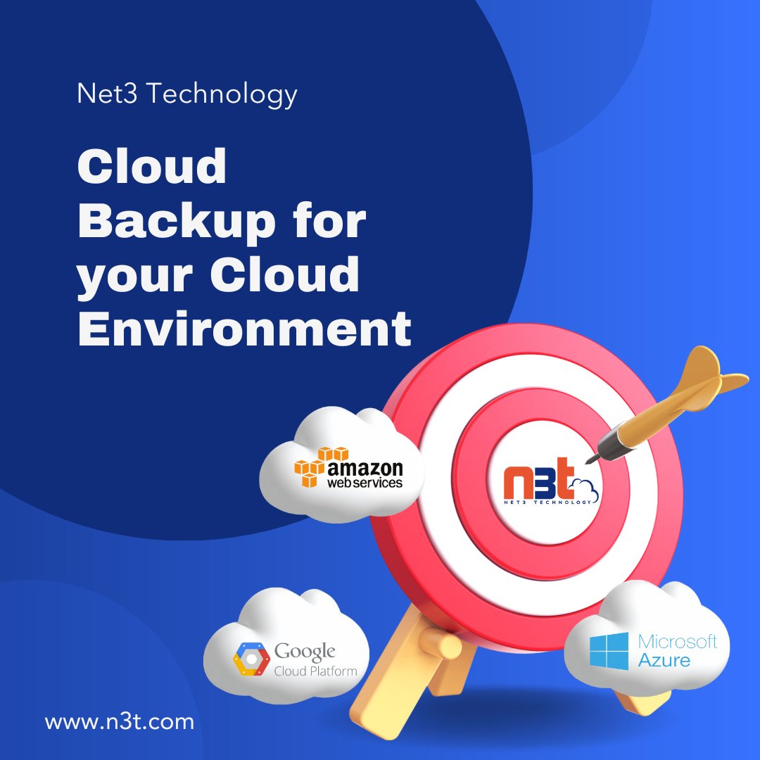 N3TTech's tweet image. Net3 provides the perfect cloud backup for your data!

For quotes and demos contact us ow.ly/QoWi50OuJ0s

#CloudBackup #CloudEnvironment