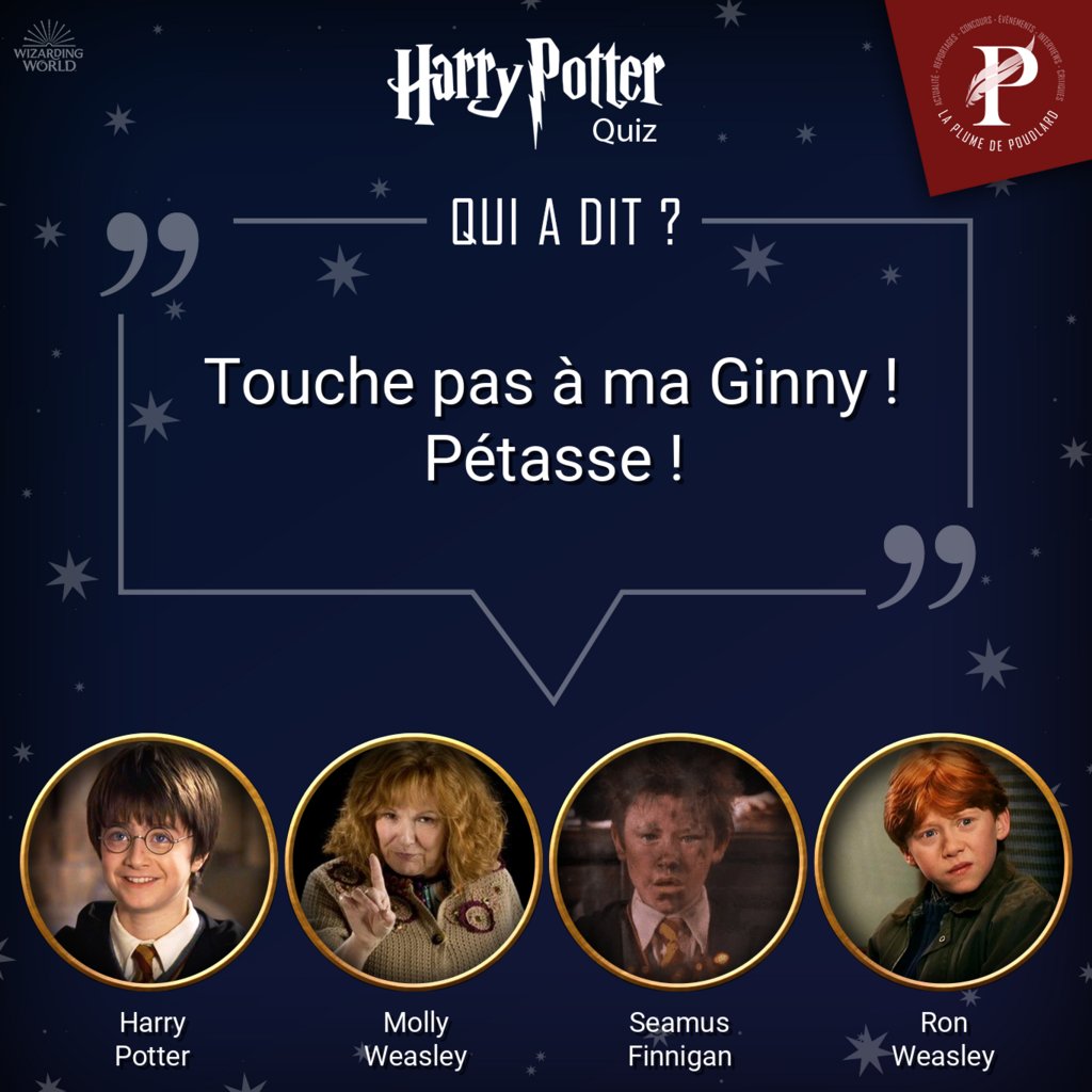LaPlumePoudlard's tweet photo. [Harry Potter Quiz - Qui a dit ?]

Quel personnage à dit la phrase dans l'image ? 
A vous de jouer !

Rendez-vous demain en story Insta et Facebook pour découvrir la réponse !

#HarryPotter #QuiADit #Quiz #JKRowling #OnJoueEnsemble #WizardingWorld #LaPlumeDePoudlard https://t.co/6FAey9Dnwc
