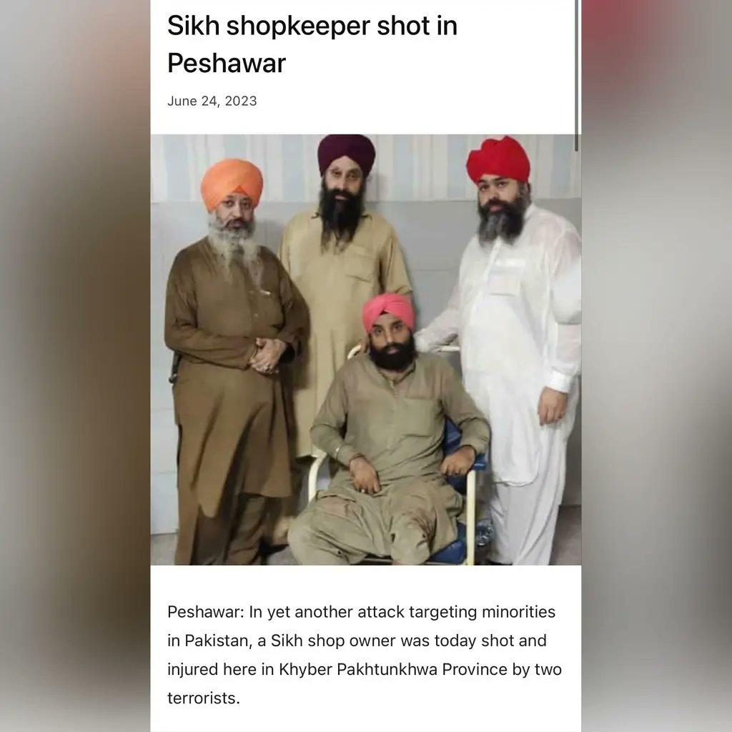 #ProtectSikhCommunity: The safety and well-being of the Sikh community in #Pakistan should be a top priority. Let's stand together and demand better protection for our #Sikh brothers and sisters. #ShameOnPakistan #MinoritiesUnsafeInPak