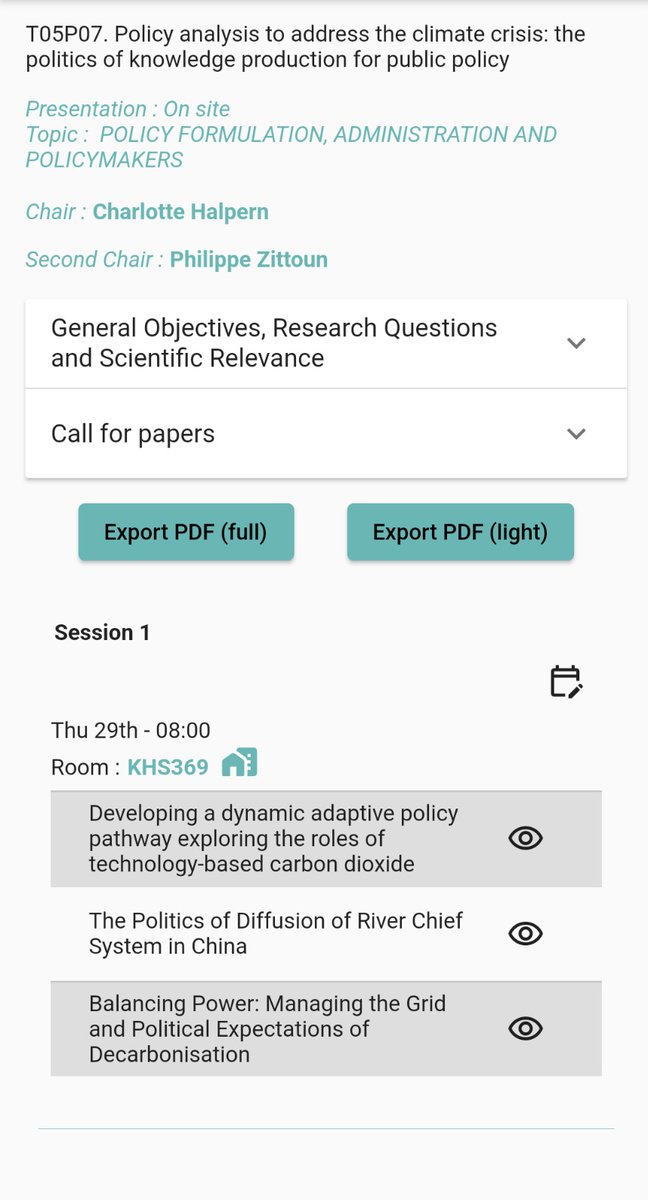 In Toronto for the #ICPP6 
Come at 3:59 today to discuss Latin American subnational climate policy.
I'm presenting on Mexico City. 

And then Thursday on how  governments reshape their knowledge environment in the electricity industry.