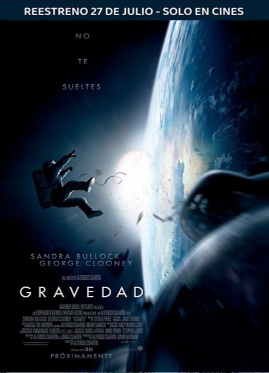 “Alfonso Cuarón's 'Gravity' returns to cinemas for the film's 10th anniversary with remastered picture and sound and award-winning 3D' On July 27th in my country 💙 #SandraBullock #Gravity #AlfonsoCuarón forumcinemas.lv/eng/event/3011…