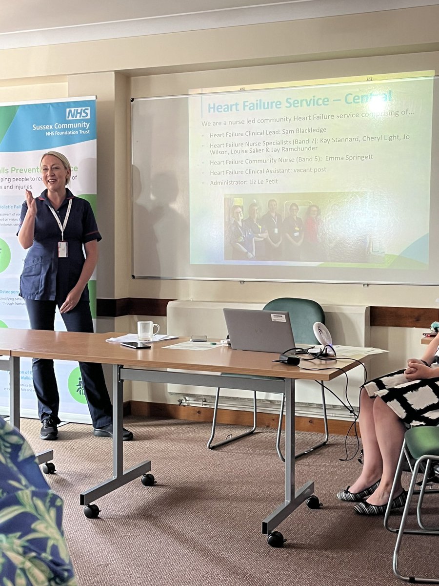 SCFT Specialist Services Conference Jo Wilson talking about Our Heart Failure Team #BSH #Nursing #freedomfromfailure #TheFword #communitynursing #HeartFailure