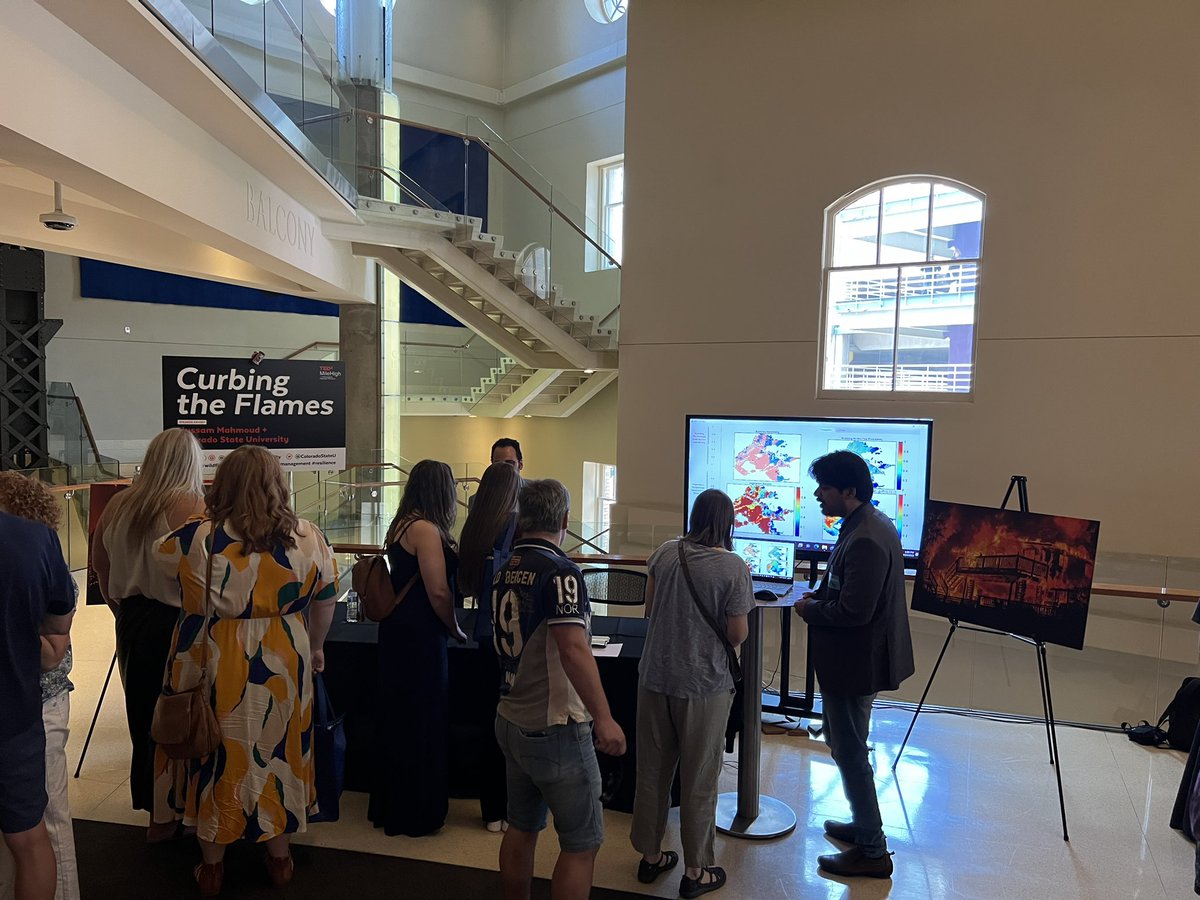 Our TEDx talk and exhibit on #wildfire was a major hit this pasts weekend at the Denver Opera House.  
<a href="/ColoradoStateU/">Colorado State University</a> <a href="/CSUEngineering/">CSU Engineering</a> <a href="/CSU_CivE/">CSU Civil and Environmental Engineering</a>