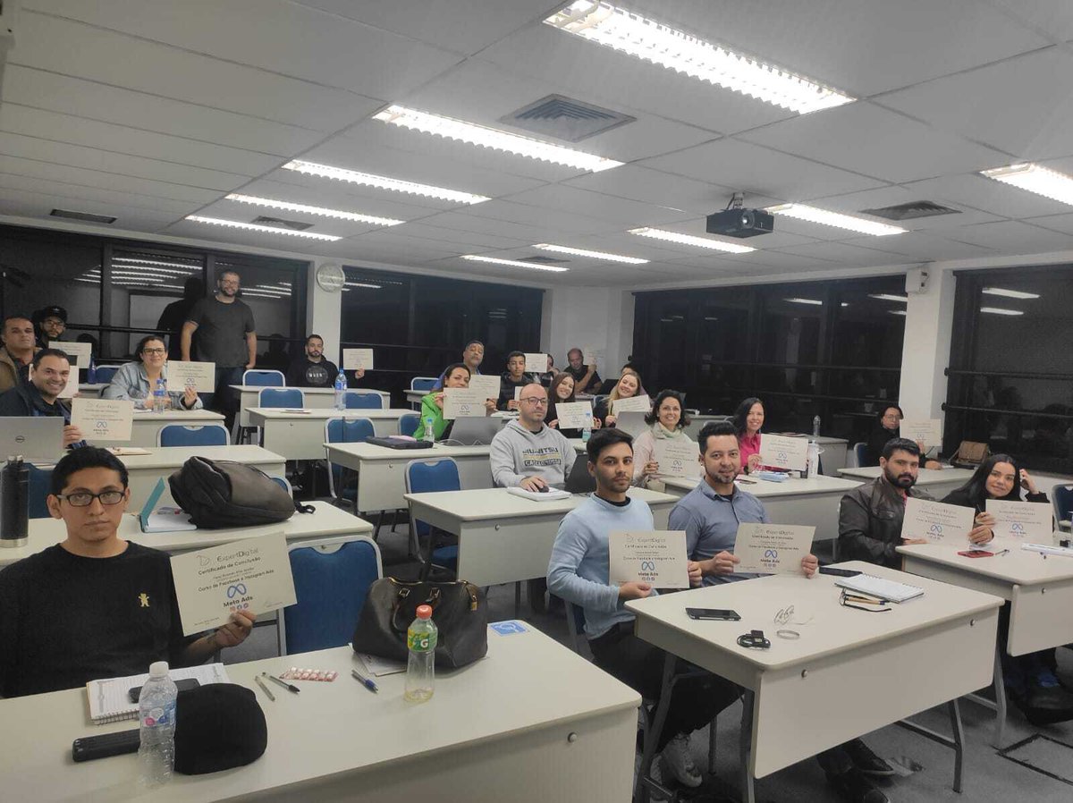 expertdigitals's tweet photo. 🎉 Agradecimentos Especiais aos Nossos Alunos do Curso de Facebook e Instagram Ads Presencial! 🙌📚

As vagas são limitadas, portanto, não perca tempo! Para garantir seu lugar na turma Lote 01, entre em contato conosco pelo link https://t.co/knscaXmQ28. https://t.co/X07lRho4tm