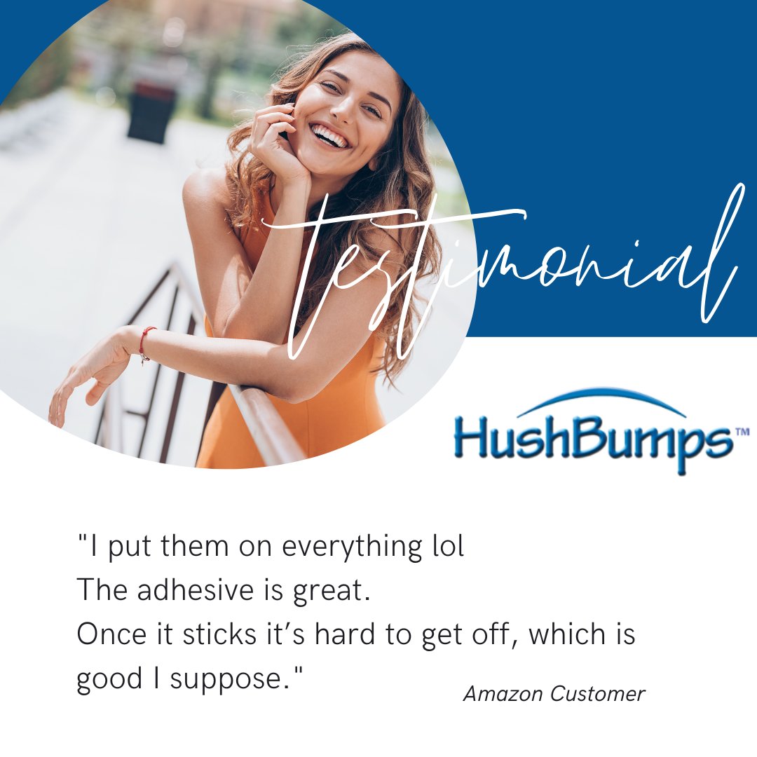 HushBumps™ was born from a desire to quiet noise throughout the home. See what our happy customers have to say! 🏡 Buy Hushbumps today!

Learn more by visiting our Amazon store!: loom.ly/l36QPI4 😀

#amazon #DIY #noisecancelling #easyinstallation #pliable #durable