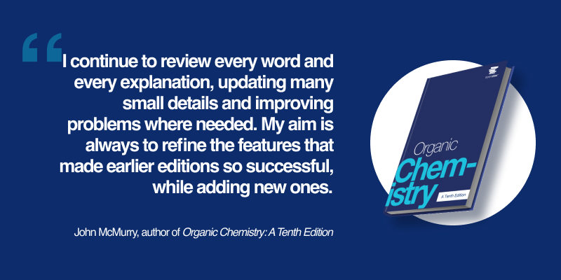 OpenStax's tweet photo. John McMurry & 34 fantastic reviewers revised Organic Chemistry: A Tenth Edition for accuracy, currency, & diversity and representation. See the full list of changes in our latest blog post: https://t.co/gqr3LWzQAb
#organicchemistry #chemistry #freetextbook https://t.co/pgCgr5bea9