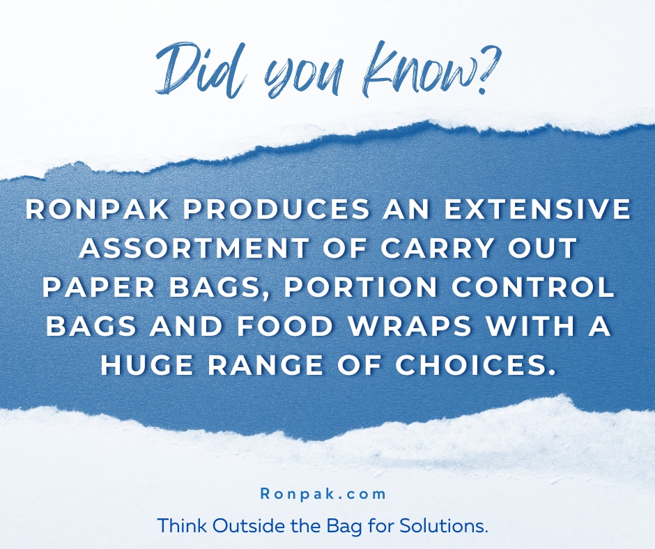 RonpakPaperPckg's tweet image. Did you know that Ronpak produces an extensive assortment of carry-out #paperbags, portion control bags, and #foodwraps with a huge range of choices? 

Click here 👉 ronpak.com/about-us/ to learn more!

#Ronpak #Quality #PaperPackaging #ThinkOutisdeOfTheBag