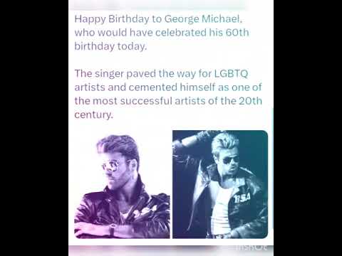 Happy Birthday to George Michael, who would have celebrated his 60th birthday today. -  