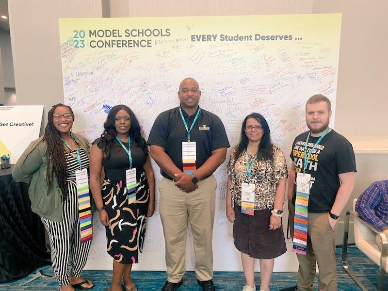 Preparing for the 2023-2024 school year at Model Schools National Conference with Great Leaders from Westside High School! #MSC2023 #Built4Bibb