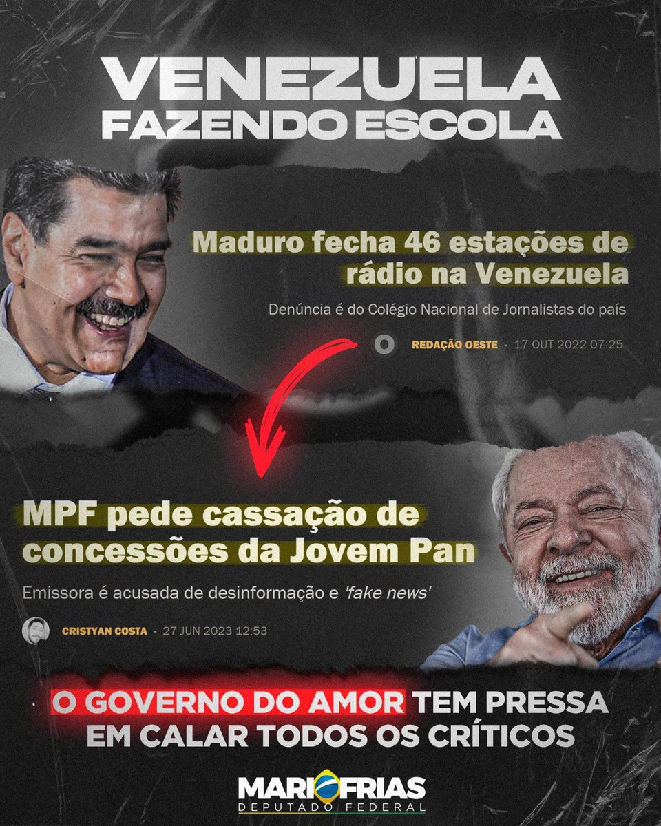mfriasoficial's tweet photo. Já é ditadura no Brasil? https://t.co/AG5iMCW2RG