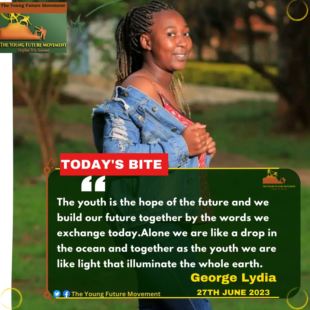 By fostering a sense of solidarity, youth can drive social progress.
#TheYoungFuture
#UnifiedWeSucceed

JKIA | Bill Gates | KPLC | NHIF