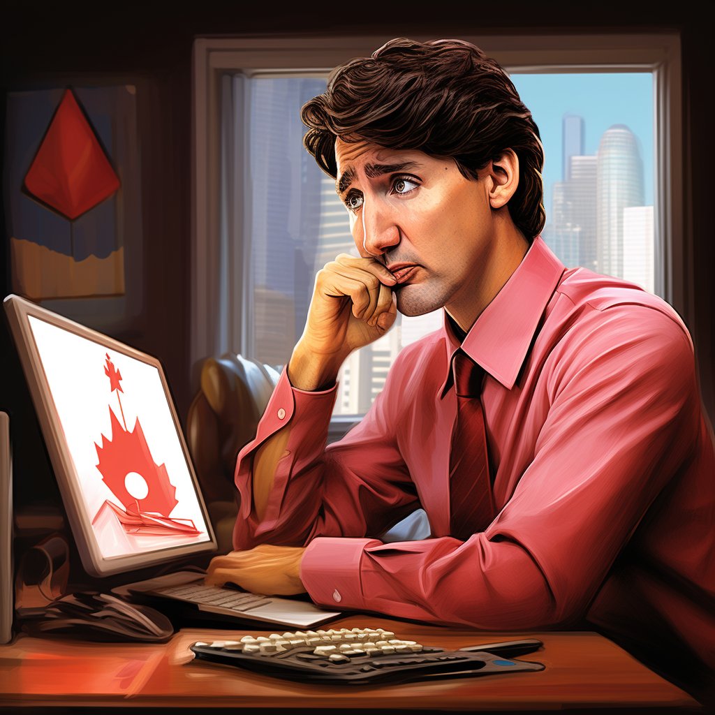 Justin Trudeau PM of Canada Press Office (parody) tweet media
