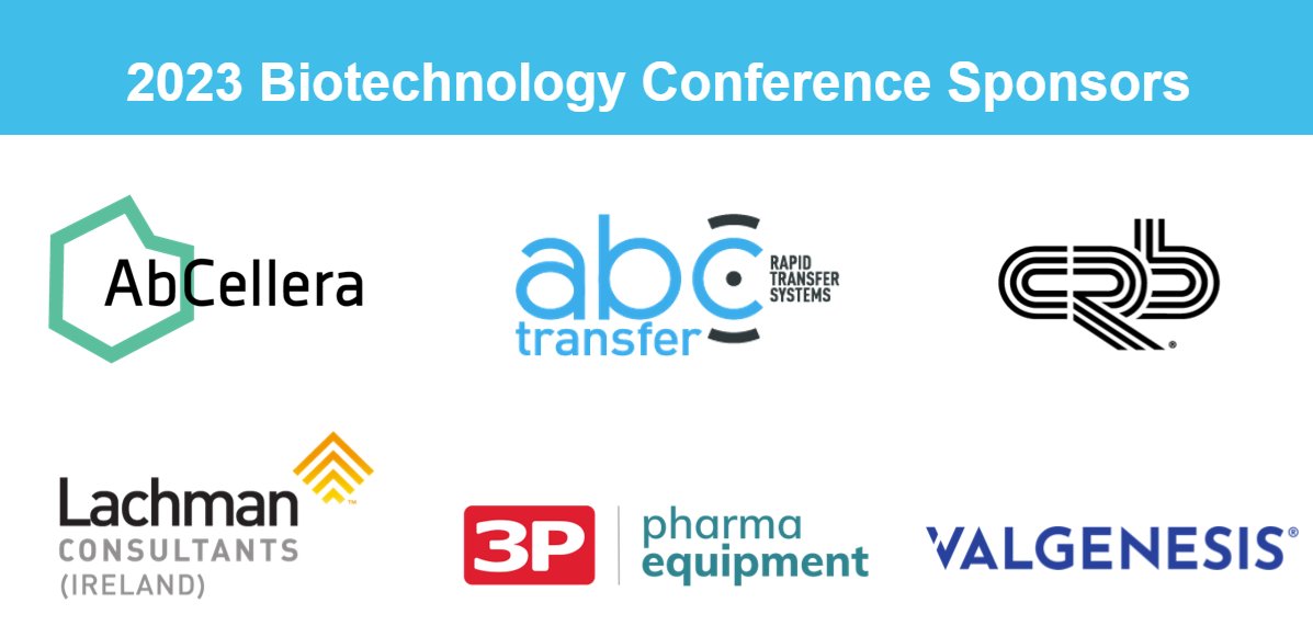 ISPEorg's tweet image. Thank you to our 2023 Biotechnology Conference Sponsors! The conference experience would not be the same without your support. 

AbCellera
ABC Transfer
CRB
Lachman Consultants
3P innovation
Valgenesis

#ISPEBiotech #ConferenceSponsor