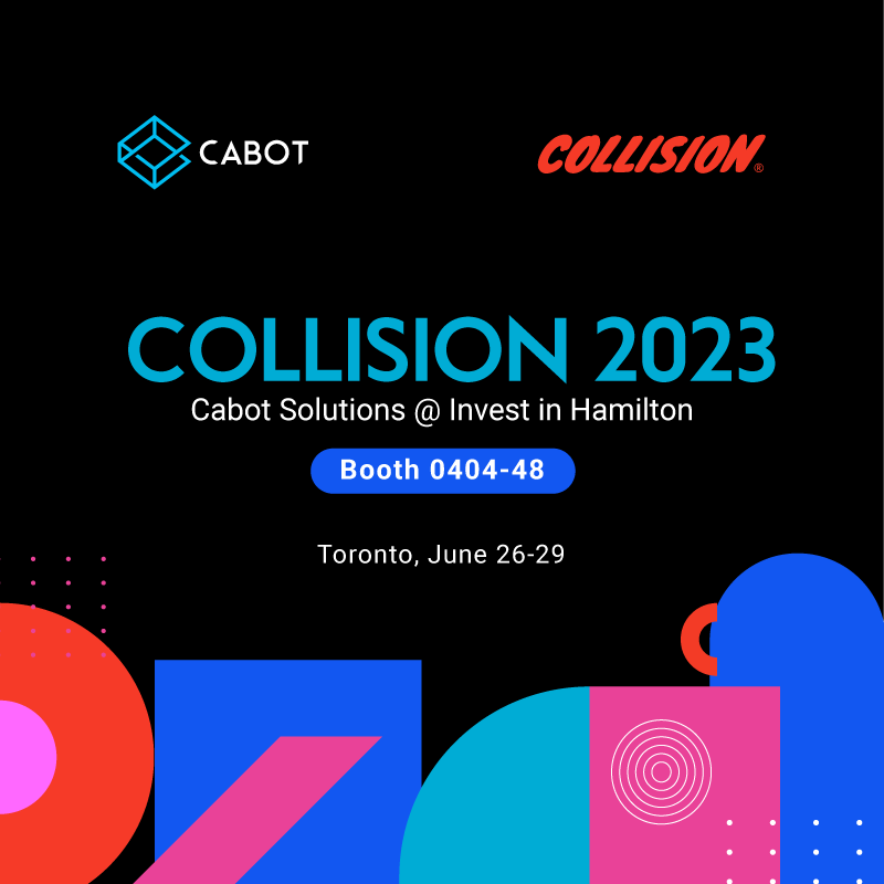 hamiltonecdev's tweet photo. Visit @cabotsolutions at @CollisionHQ, booth E363, to learn more about their innovative software solutions tailored for the healthcare sector.
#CollisionConf #CabotSolutions #CollisionEvent2023 #HamOnt #ehealth https://t.co/BxpNpIALyn