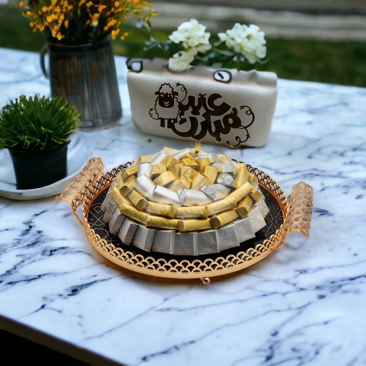 Sanably_sa's tweet photo. الآن تشكيلات عيد الأضحى من الشوكولاه والكيك في جميع فروع سنابلي 🤩💛✨️

#سنابلي #عيد #عيد_الاضحى #شوكولاه https://t.co/ITkA7e7PaM