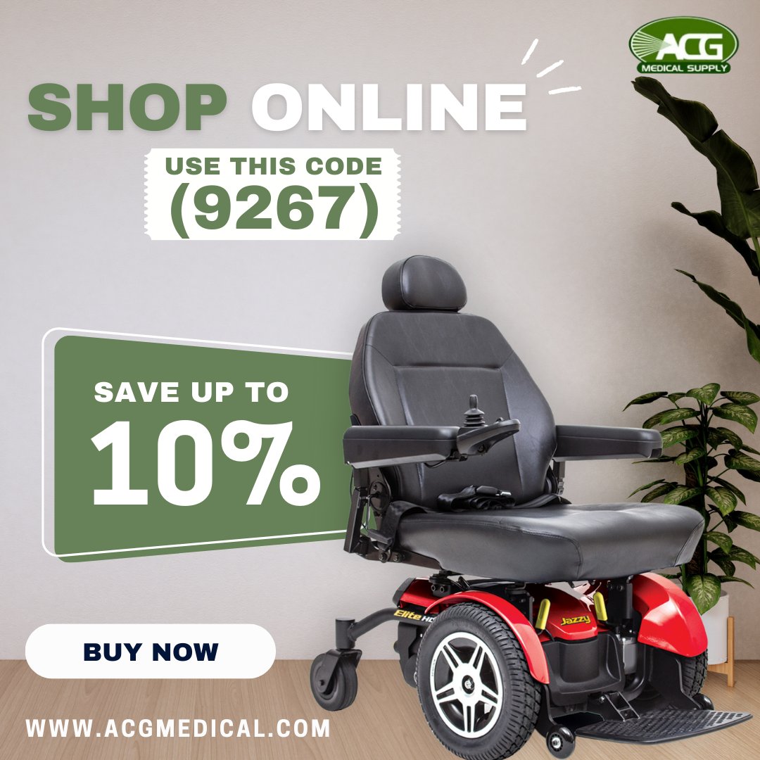 Looking for medical equipment online? 

Look no further! Shop now and enjoy 10% off your purchase with code 9267.

Take care of your #Health without breaking the bank!  

Shop Now - acgmedical.com

#medicalcare #mobilityaids #medicalequipment #medicalsupply #texas