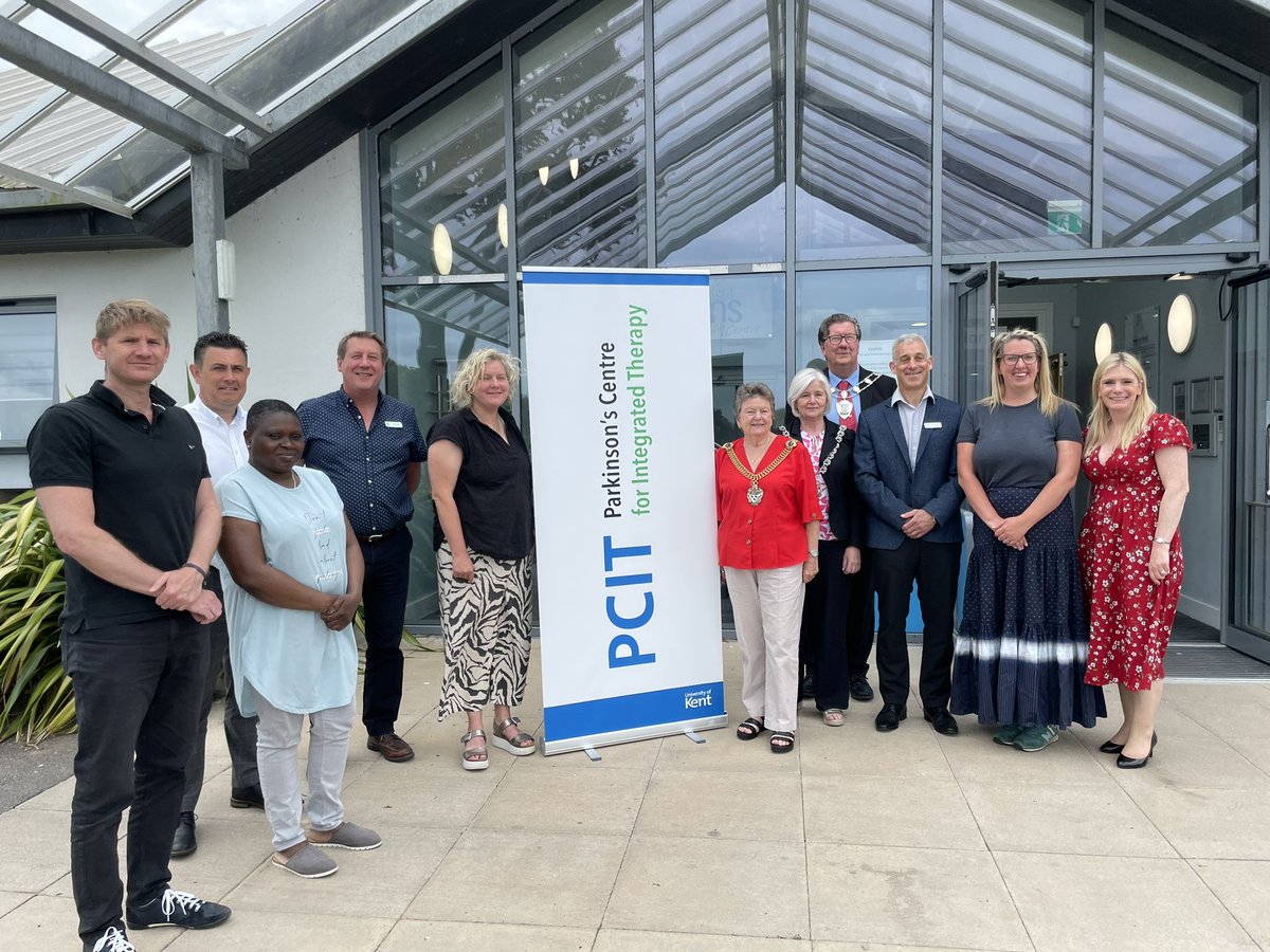 Great to visit @KentMSTC today to see the work of @UniKent who have a world-leading integrated Parkinson’s therapies programme based at the centre. To find out more or to self-refer to the programme visit Kent.ac.uk/parkinsons