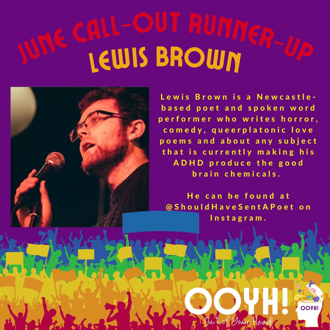 OOYH_poetry's tweet photo. MEET JUNE’S CALL-OUT WINNER AND RUNNERS-UP!

Our winner this month is Laura Kasongo
Our two runners up this month are  @jonah_earle and @FallenPiano https://t.co/oYzV0grKG1
