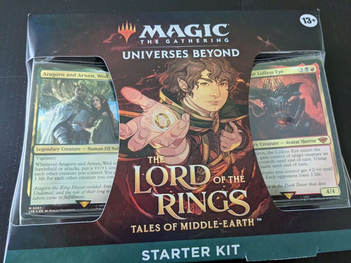 Played some of the new #MagicTheGathering #TalesOfMiddleEarth set last night and it is PRETTY fun

(I claimed victory with Gandalf, so you know it was good)

@DaybreakGames also brought the sets to Magic online, & the box set comes with keys 😉👌 so I'm gonna see how it works