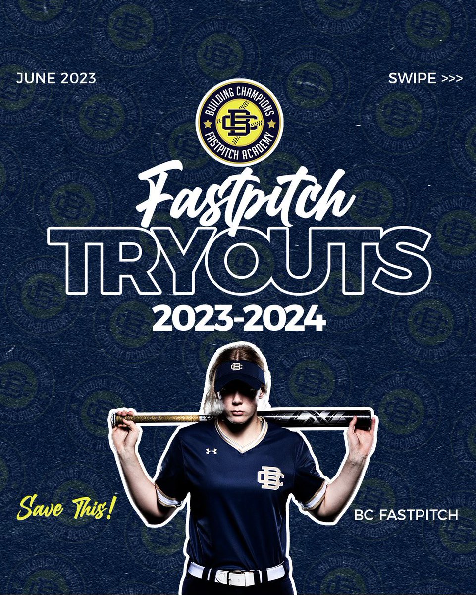 BCFastpitch's tweet photo. Don’t miss tryouts for our BC Fastpitch and BC/Peppers-Wallace teams! https://t.co/aZSZBdbJfC