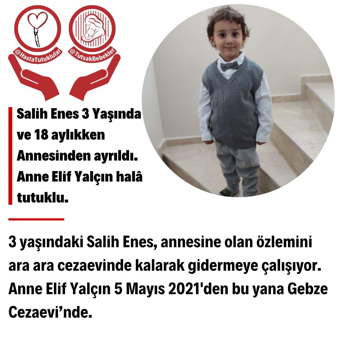 Salih Enes, bir buçuk seneyi annesine hasret geçirdi. 
O daha 3 yaşında ve her çocuk  gibi annesine ihtiyacı var.

KavuşmanınAdı BayramOlsun

Come to Fenerbahçe
#ZahaFenerbahçeye 
Bilal
#KURBANBAYRAMI