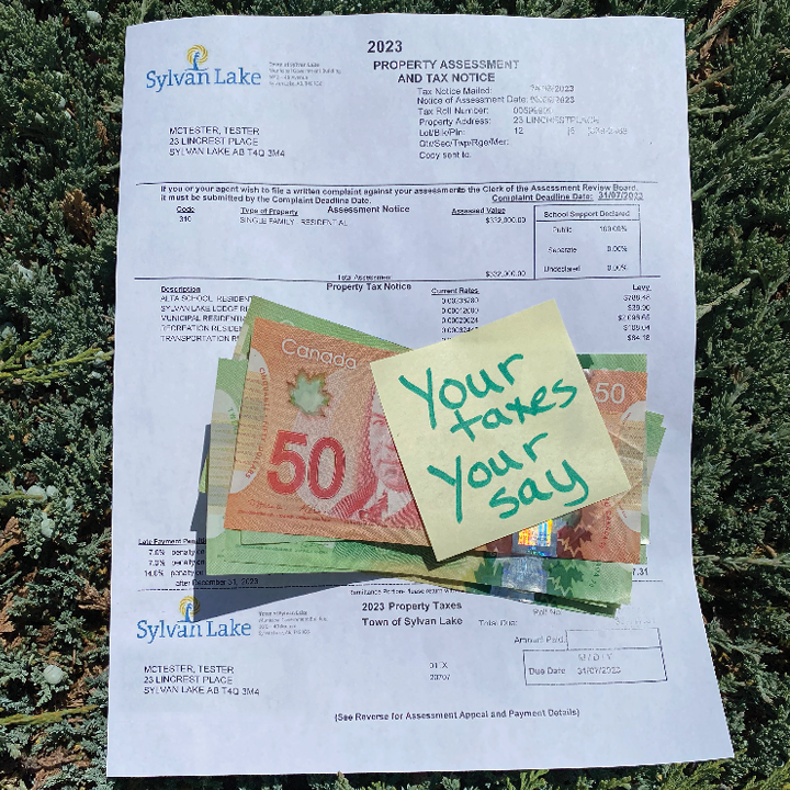 Town of Sylvan Lake on Twitter "Feedback 🎤 for 2024 taxes starts now