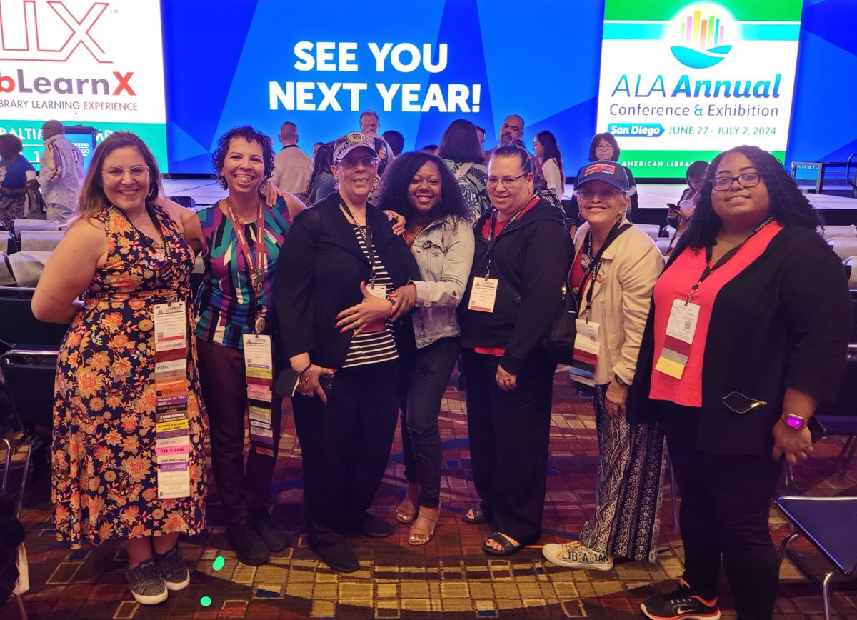 reformanational's tweet photo. REFORMA at the #ALAAC23 closing session! 

📸: Alma McDermott from @REFORMA_Florida &amp; National Secretary https://t.co/SYNcxLBkxz