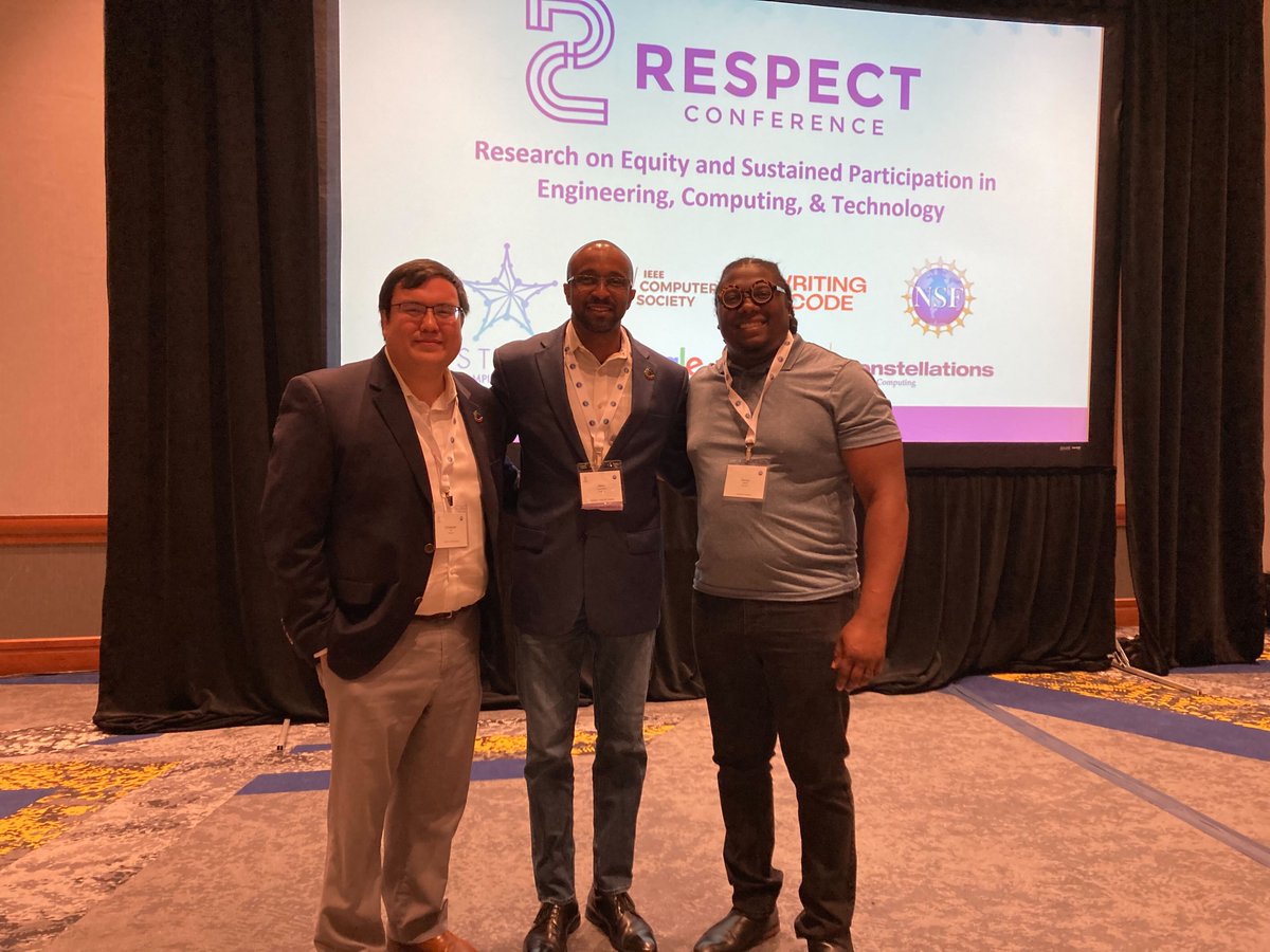 _CodeCrew's tweet photo. Our team attended the #RESPECTConference and the @nsf CISE PI Meeting at @georgiatech in Atlanta, Georgia where they got to participate in Excellence in computer science education equity and participation. #GritGrindCode https://t.co/rEd69VCzag