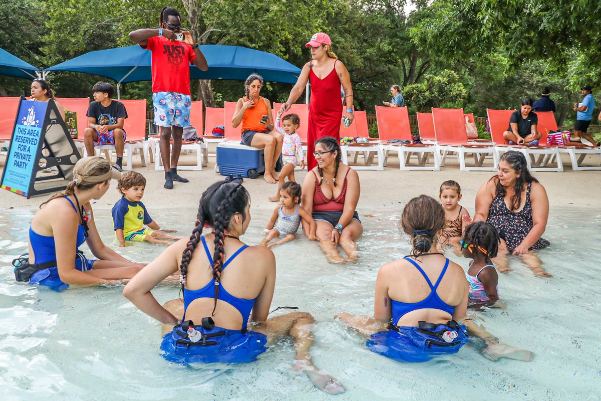 Schlitterbahn's tweet photo. Another big thank you to all of those who participated in the World's Largest Swimming Lesson last week! 😄
#bahnlove #newbraunfelstx #bahnbestie #newbraunfeltexas #waterparkfun #waterparkday #worldslargestswimminglesson #swimlesson #swimming #lifeguards #summervibes https://t.co/1cwm8vV9i9