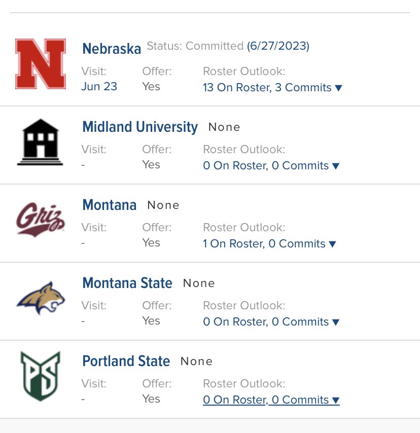 @Hayesfawcett3 @QuinnClark_1 Of course he chose Nebraska, look at his offers 😂