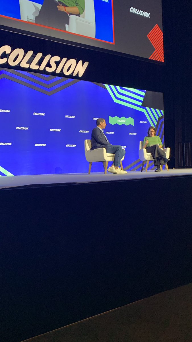 Now up is <a href="/ManuSteijaert/">Manu Steijaert</a> of McDonald’s talking customer-centricity at scale <a href="/CollisionHQ/">Collision Conf</a>