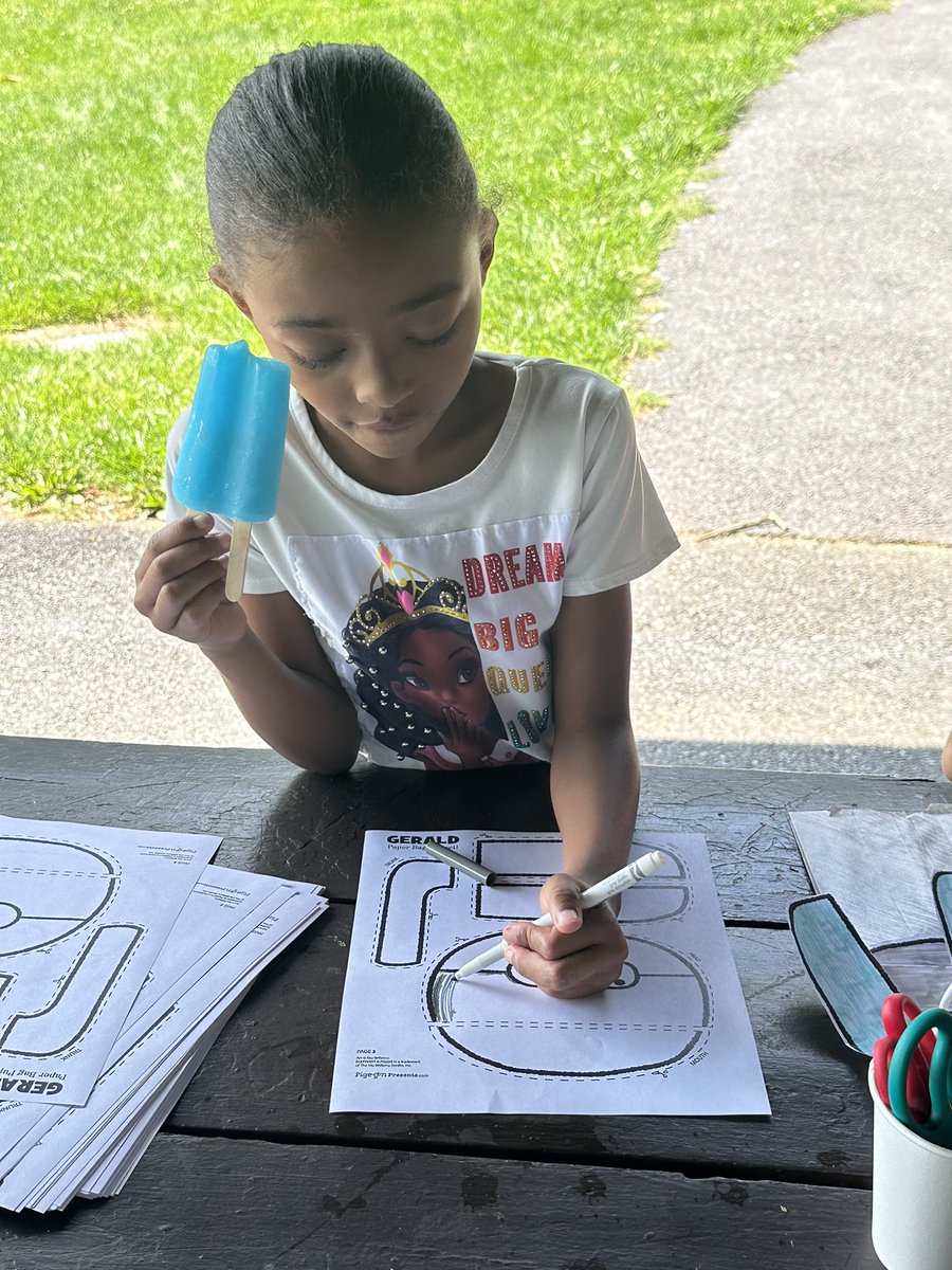 Summer dance party at Popsicles with the Principals today! Thanks to @FredCoLibrary for coming out to read Elephant and Piggy with us!@FCPSWaverley