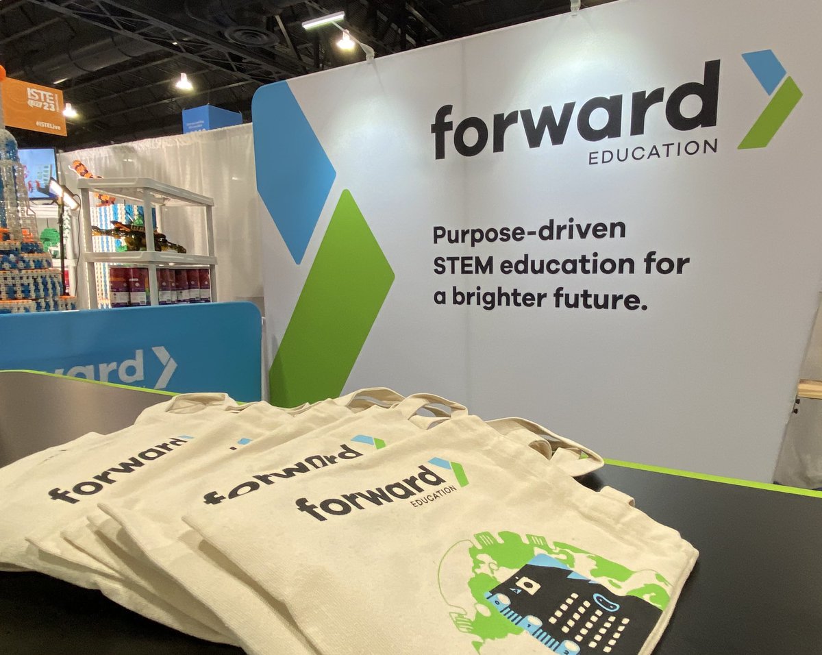 What's cooler than the @forward__Edu logo? The Forward EDU logo on swag😎!

Don't forget to stop by #booth911 to pick up yours and learn more about the Climate Action Kit. #NotAtISTE #ISTELive23 #ISTELive #ISTE