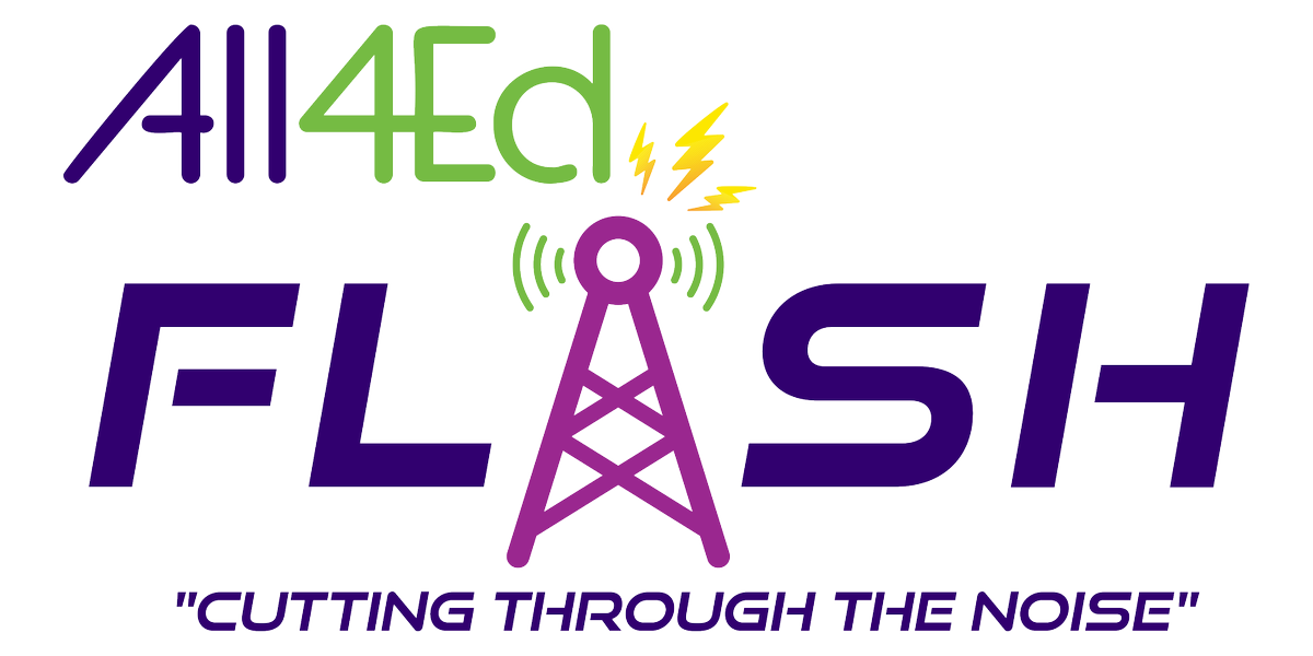 All4Ed's tweet photo. Exciting News! 🔊⚡️
Introducing the new #All4Ed Flash podcast series, where we dive into timely education issues. In our latest episode, we explore the debt ceiling compromise and its potential impact on education funding. 
(1/2 🧵) https://t.co/A5WF7nSeiE