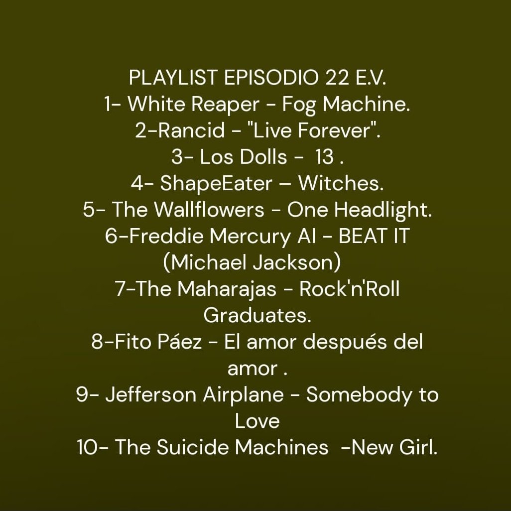 Está fue nuestra playlist del episodio #22. Listen here: mixcloud.com/EfectoVinilo/e…