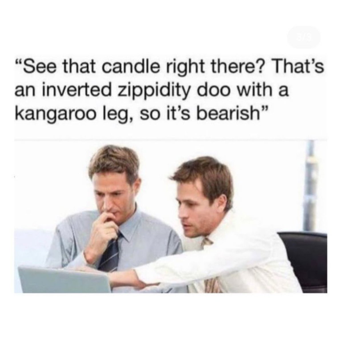 TradeBuddy__'s tweet photo. 😂😂

No need to overcomplicate things. Keep it simple 📉

#daytrader #daytrade #trade #trader #stocks #investor https://t.co/CQsoAISSKH