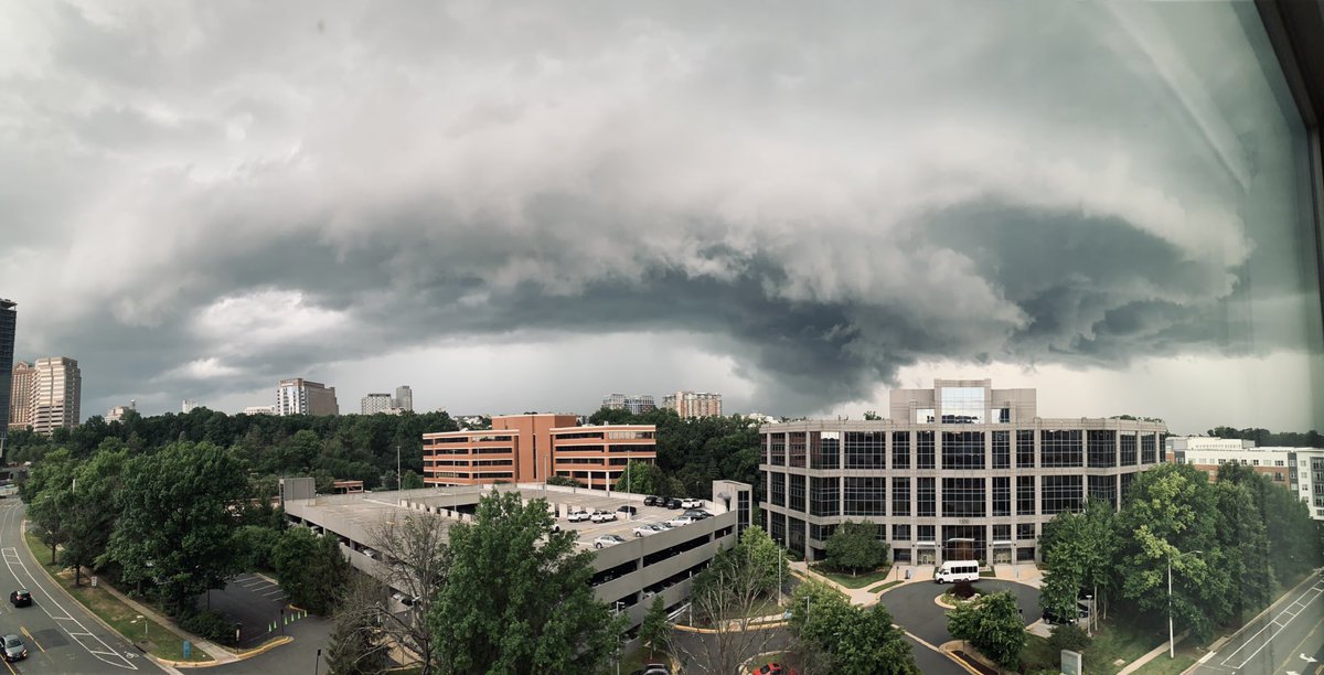 Slanci62's tweet photo. This guy means business. Current view in Tysons. @capitalweather https://t.co/rGq7BQBB09