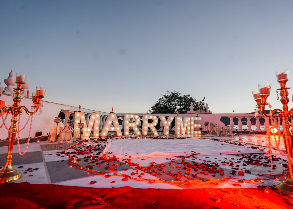 Believe_Event's tweet photo. Forever starts with a single question!!

Get in touch with us: 9116146266

#believehappenings #believehappeningsudaipur #proposalplanner #proposalday #proposaldecor #proposalsetup #proposal #proposalsurprise #surpriseplanner #surpriseproposal #udaipurproposal #weddingproposal https://t.co/r4Wm6wmel6