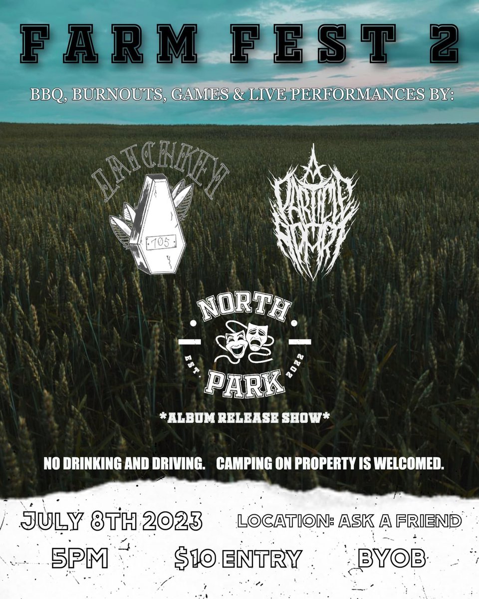 Playing Farm Fest with buddies in Northpark and A Particle Apart, DM for address!