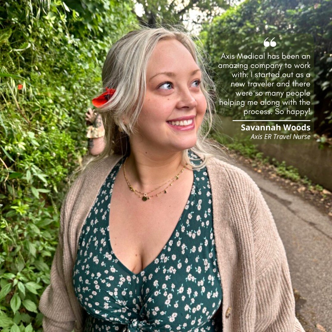 AxisMedStaffing's tweet image. 🌟Thank you, Savannah, for your kind words and 5-Star Google review! We're beyond grateful for you and can't wait to see all the adventures you take as one of our #AxisRockStars in the future 🚗🗺️ 

#TravelNurse #HealthcareStaffing #ERNurse #TravelRN #Nurse