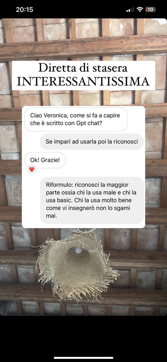 @Ovviamentefake E @OpenAI muto! Cara #Sp0ra non ce la fanno le università a beccare ChatGPT e hanno dovuto comprare dei software per rilevarla. Arrivi te! Se ciao, ps sono una data engineer che fa questo nella vita con un dottorato