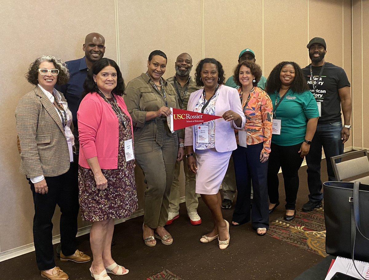 A super star team from @LAUSDSup having the hard conversations about adaptive leadership for equity. We are #BreakThroughLeadership @USCRossier @PedroANoguera @Voice4Equity