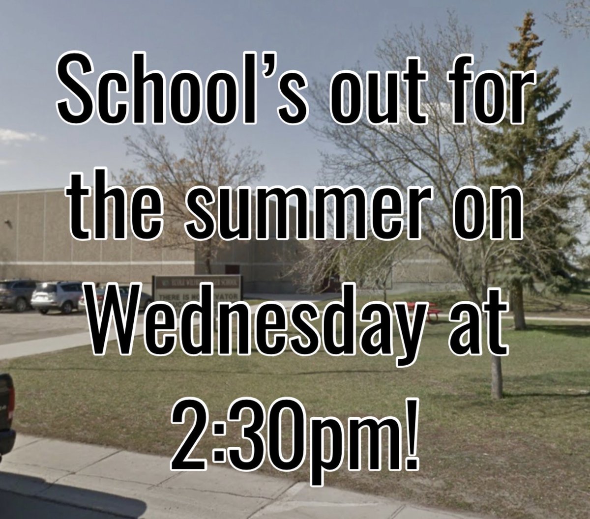 The last day for Kinder B is today. Everyone else will be dismissed at 2:30pm tomorrow! 🐾