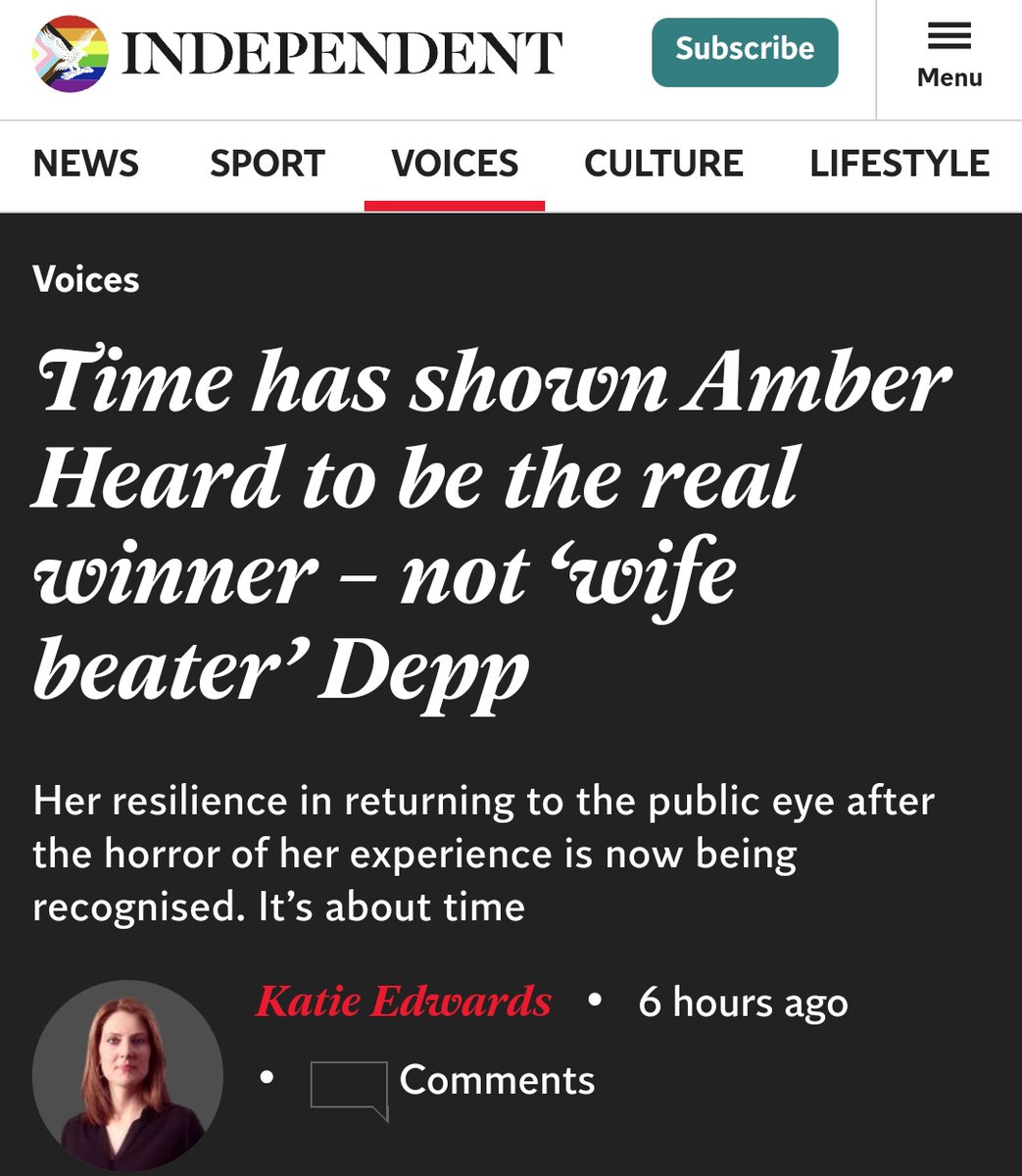 I'm so happy for Amber Heard, this is the public opinion she deserves