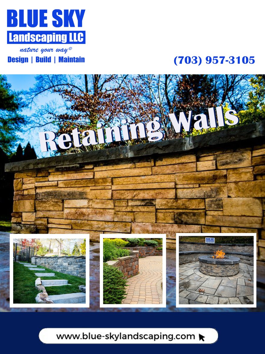 If you’re looking for a top-notch landscaping company to take care of your retaining wall repair needs, contact Blue Sky Landscaping today!

703.957.3105

blue-skylandscaping.com/hardscapes-wal…

#hardscaping #bricks #retainingwalls #naturalstones #masonry