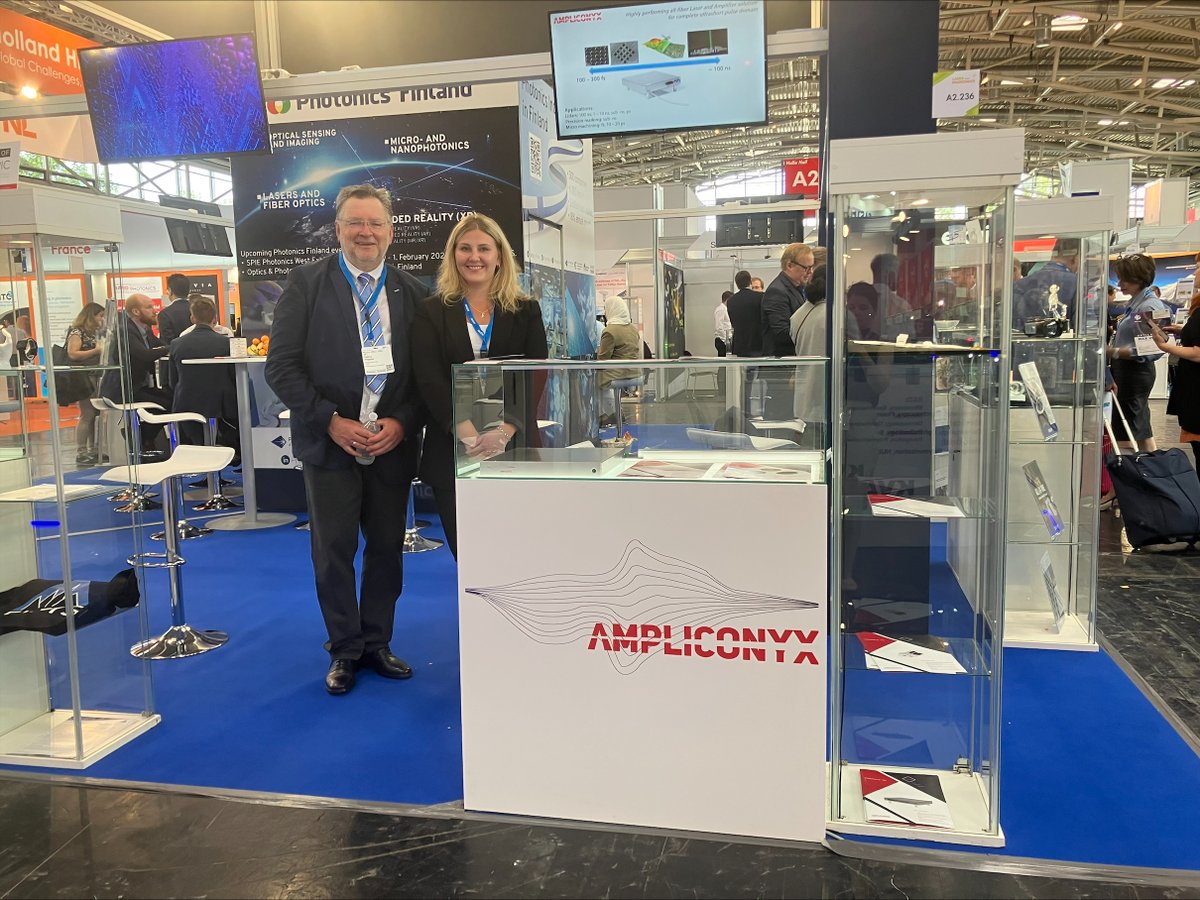 What a great start to the 2023 #laserworldofphotonics today! Make sure to stop by the booths of our fantastic partners Ampliconyx Oy, Ceramoptec SIA and TEM Messtechnik GmbH, who are doing incredible work to develop novel photonics-based technologies.

#photonics21 #H2020